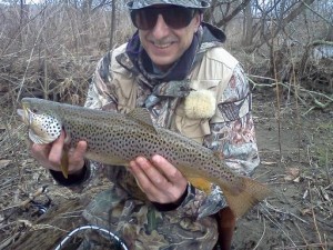 21 Inch Brown Trout - Owego Creek